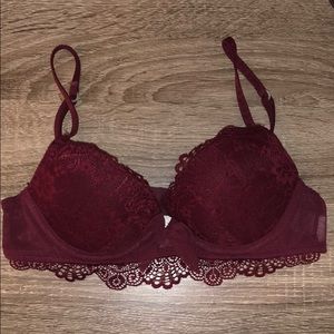 Gilly Hicks burgundy bra